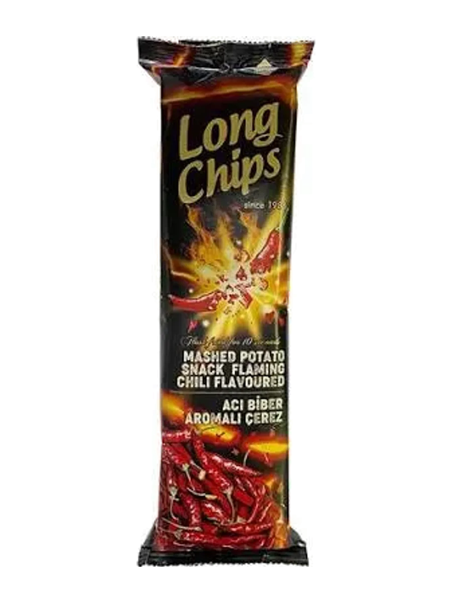 LONG CHIPS ACI BİBER AROMALI ÇEREZ 75 GR.