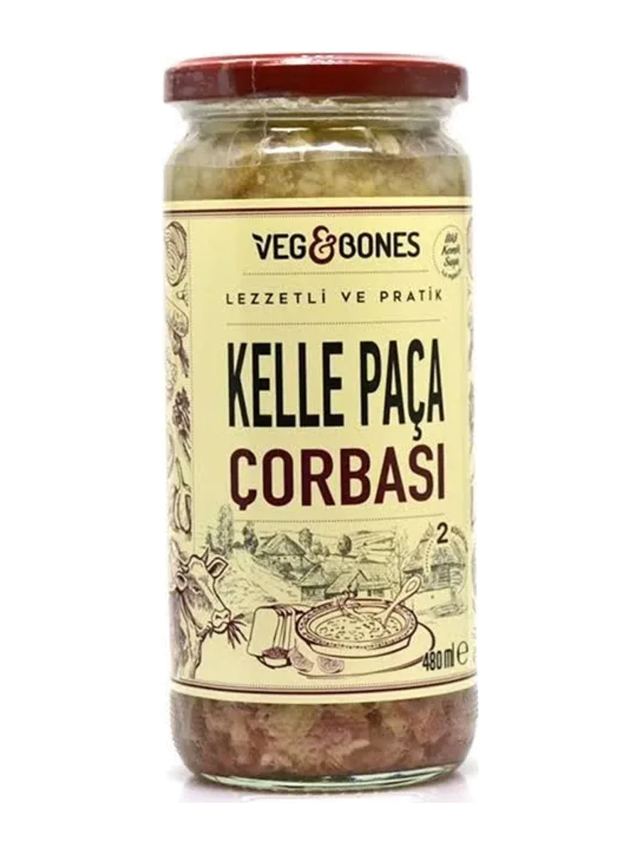 VEG&BONES KELLE PAÇA ÇORBASI 480 ML.