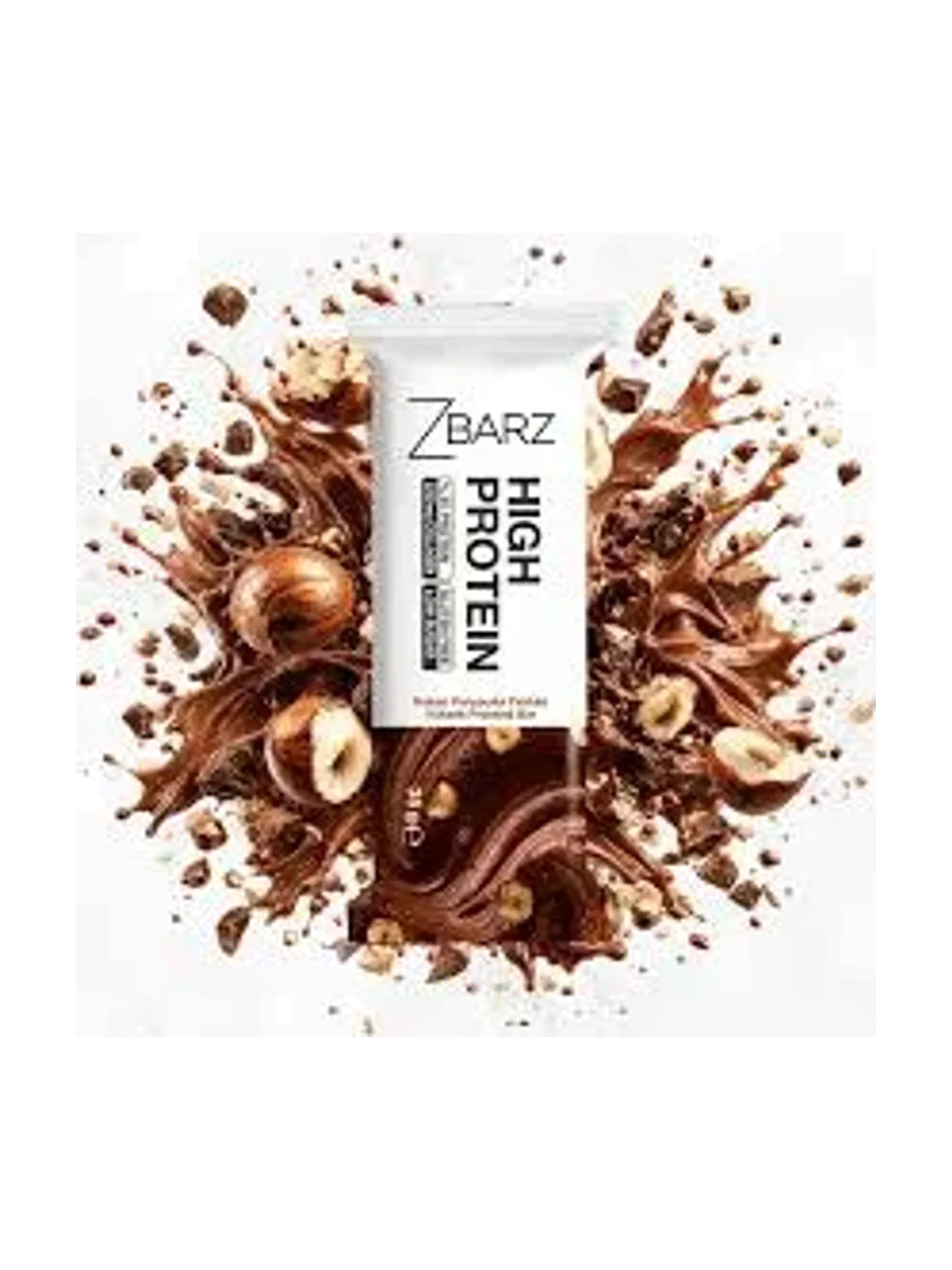ZBARZ PARÇACIKLI FINDIKLI YÜKSEK PROTEİN BAR 35 GR.