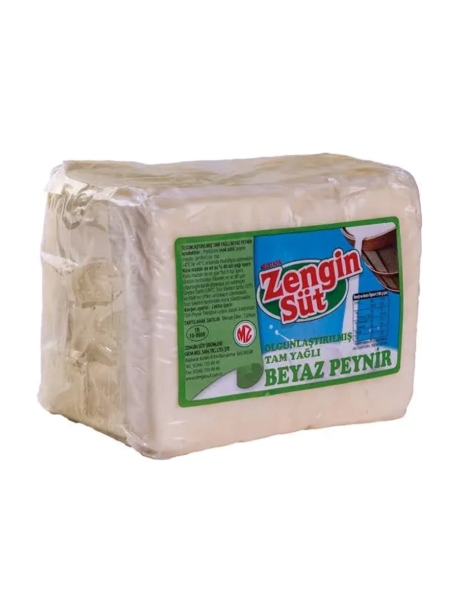 ZENGİN SÜT TAM YAĞLI BEYAZ PEYNİR