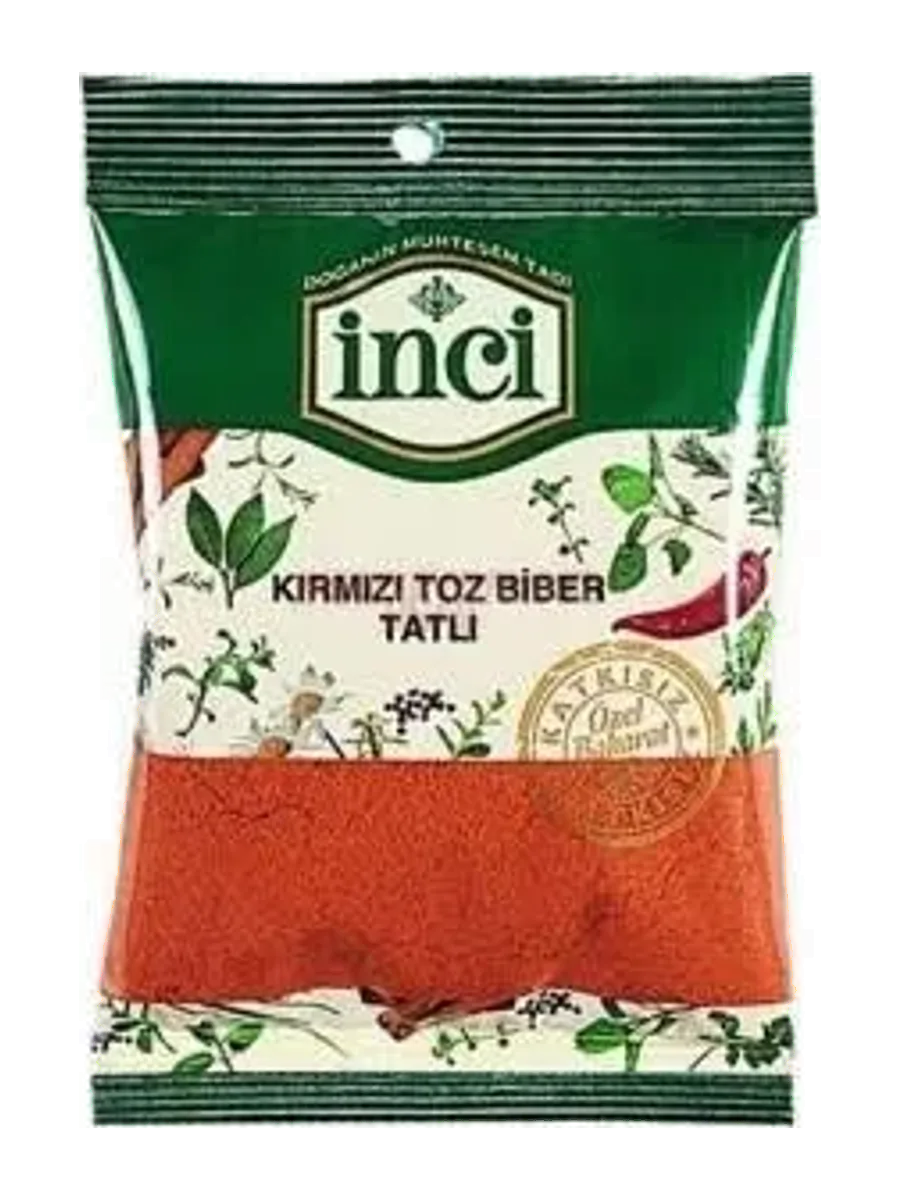 İNCİ KIRMIZI TATLI TOZ BİBER 25 GR.