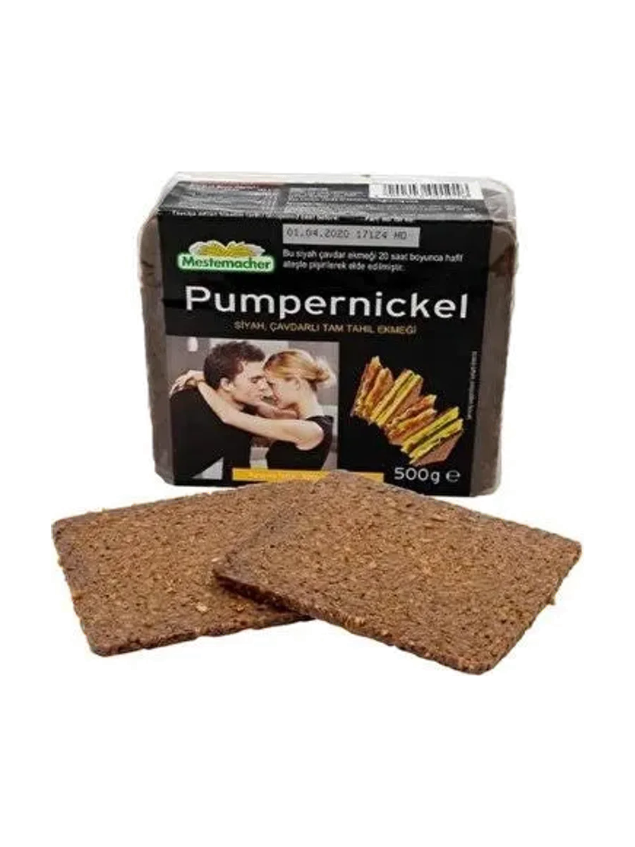 MESTEMACHER SİYAH ÇAVDARLI TAM TAHIL EKMEĞİ 500 GR.