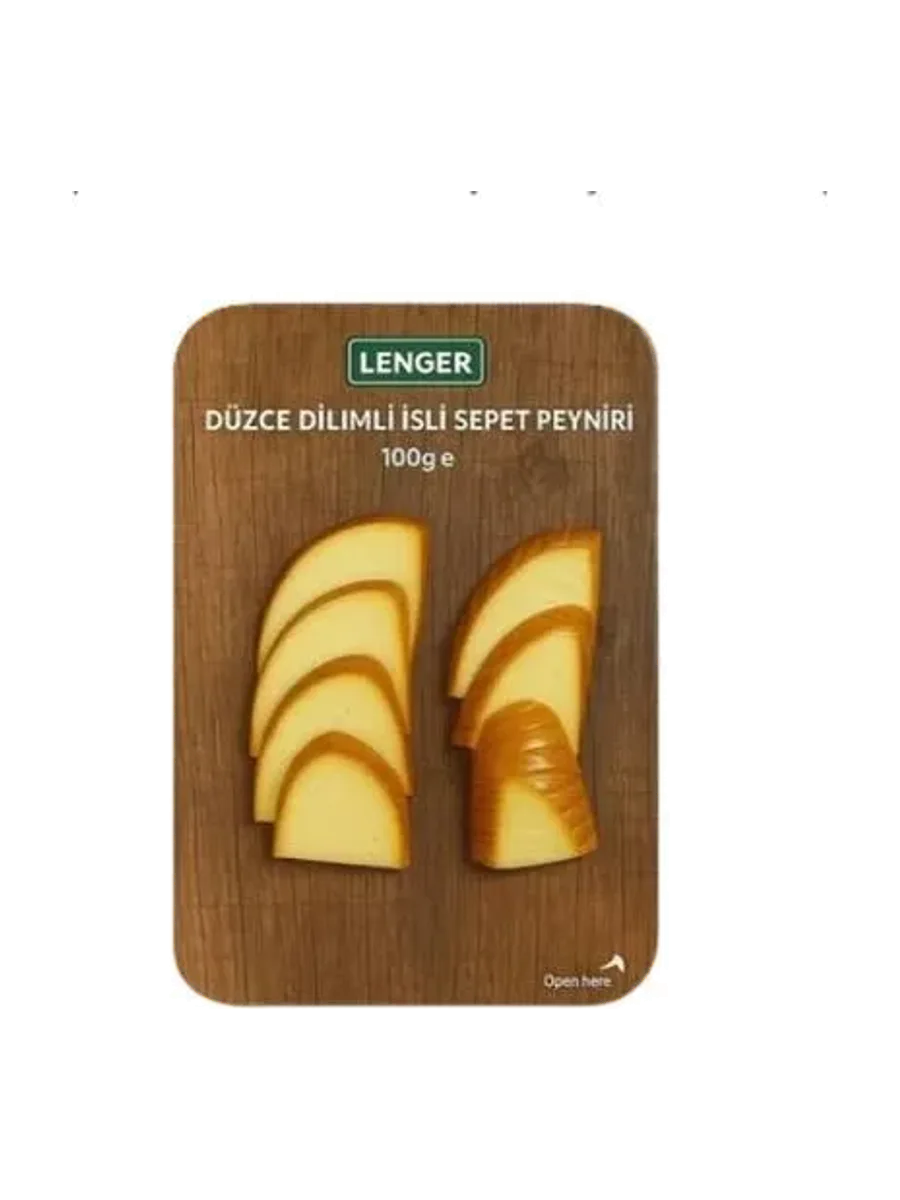LENGER DÜZCE DİLİMLİ İSLİ SEPET PEYNİRİ 100 GR.